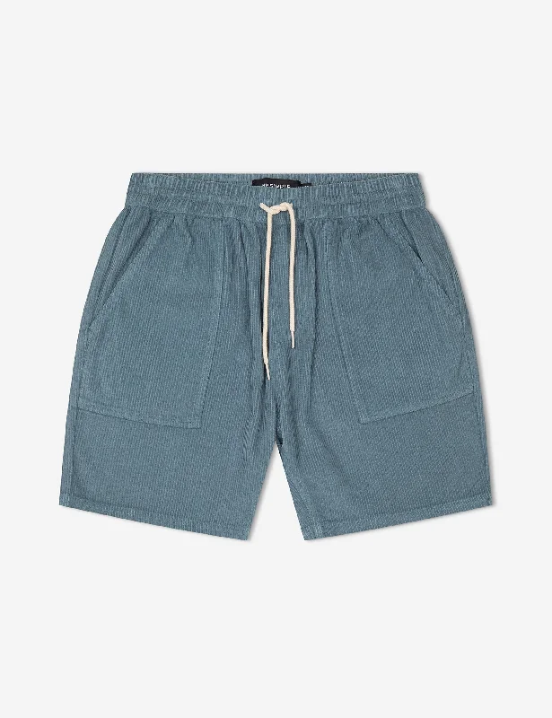 Burbank Cord Short - Denim