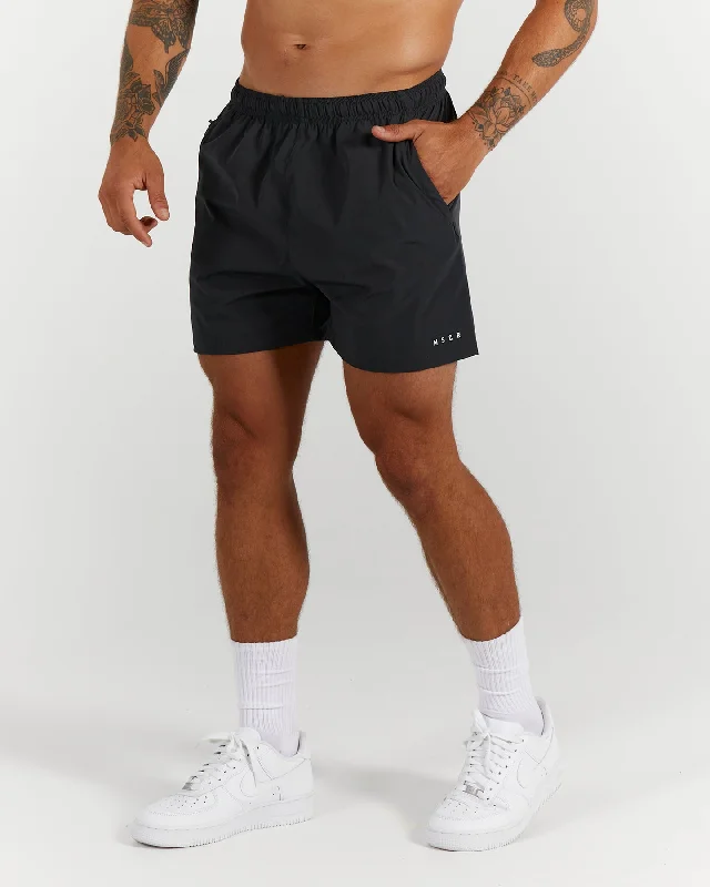 Men's adjustable - length convertible shorts for versatile useMuscle Republic | Core Toro 4" Shorts - Iron