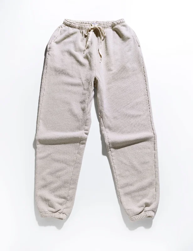 Men's wide - leg casual linen blend pants for a relaxed beachside lookNew Sweatpants in Warm Gray