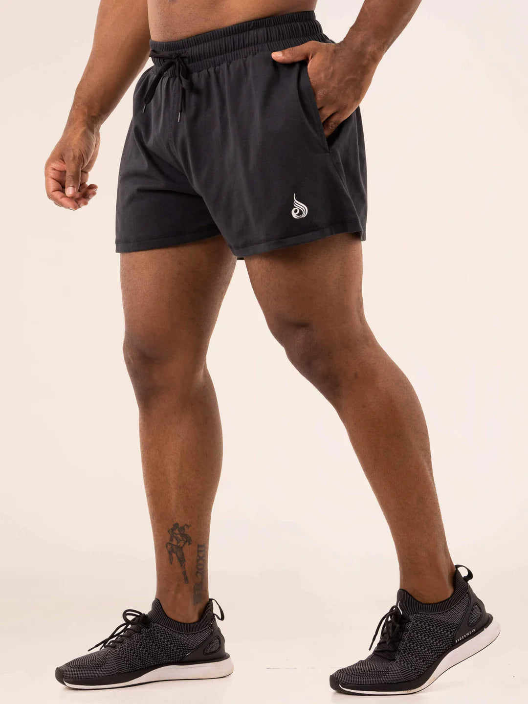 Men's adjustable - length convertible shorts for versatile useRyderwear | Emerge Arnie Shorts - Faded Black