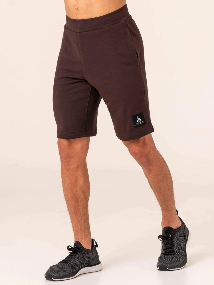 Men's adjustable - length convertible shorts for versatile useRyderwear | Terrain Track Shorts - Dark Oak