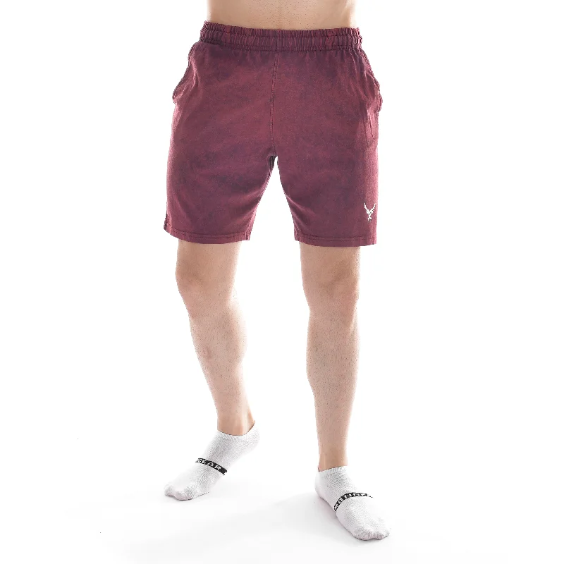 Men's adjustable - length convertible shorts for versatile useStone Wash Lifting Shorts