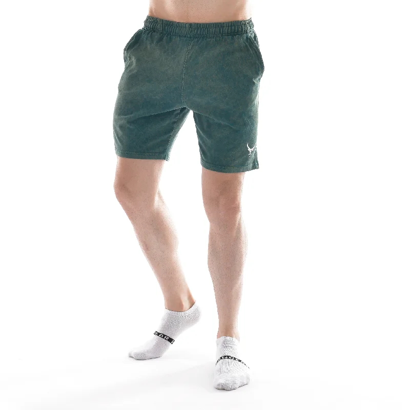 Men's elastic waistband lounge shorts for lazy weekends at homeStone Wash Lifting Shorts