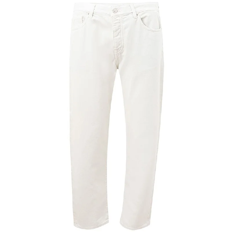 Men's Jeans with a Frayed Hem for a Casual and Effortless StyleArmani Exchange Elegant  Cotton Men's Trousers