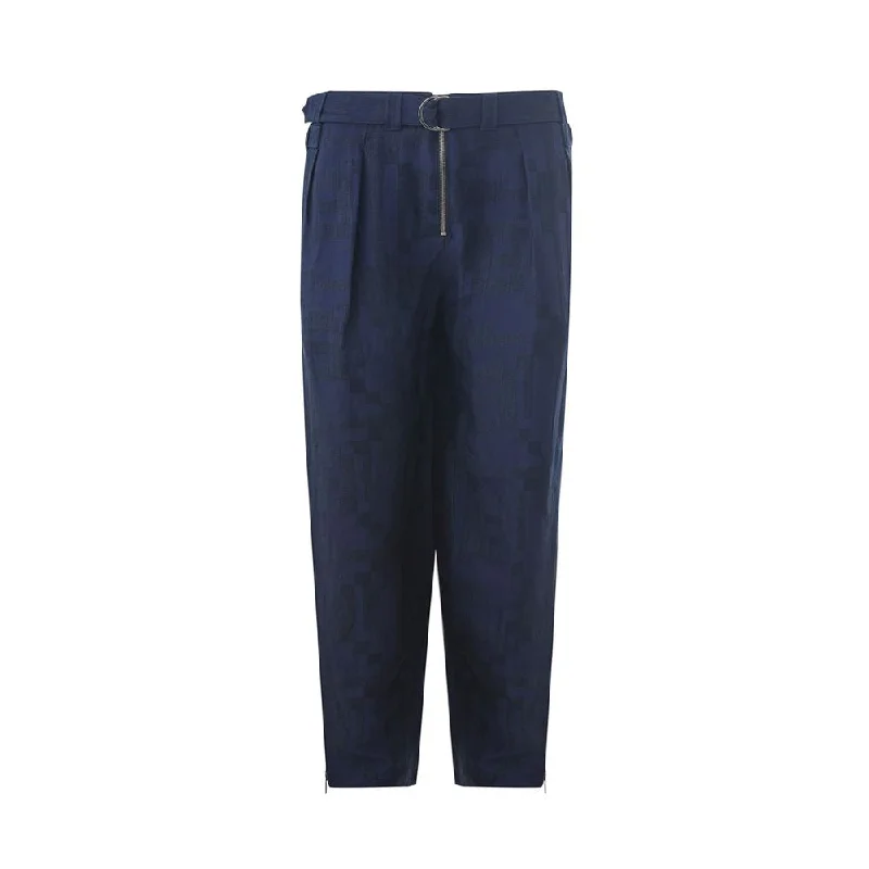 Plus Size Men's Relaxed Fit Jeans with a Faded Wash for a Vintage - Inspired LookEmporio Armani  Linen Jeans & Men's Pant