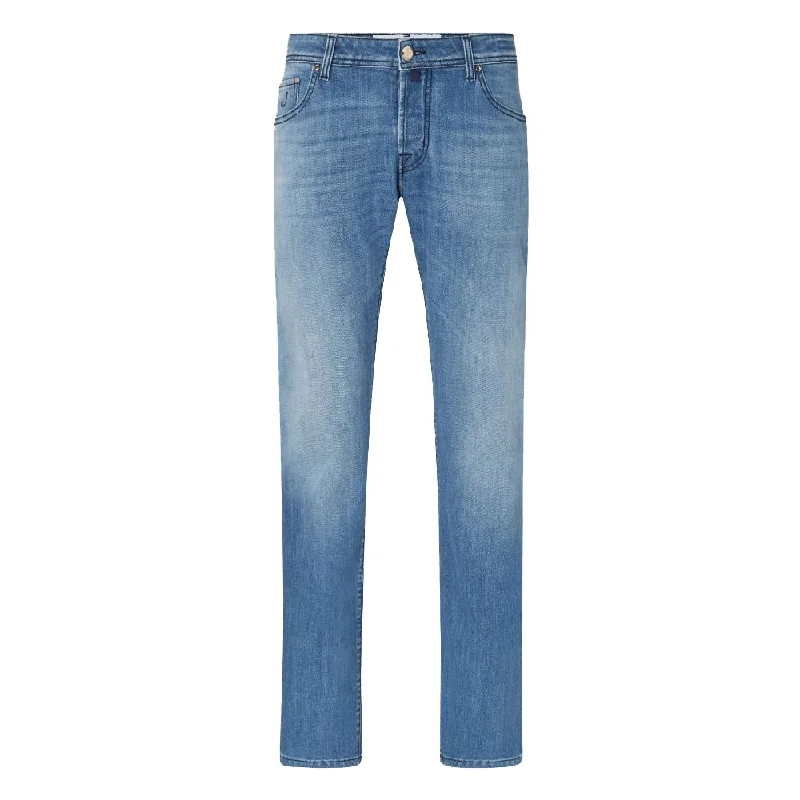 Plus Size Men's Bootcut Jeans with a Relaxed Waist for a Classic and Comfortable FitJacob Cohen blue Cotton Jeans & Men's Pant