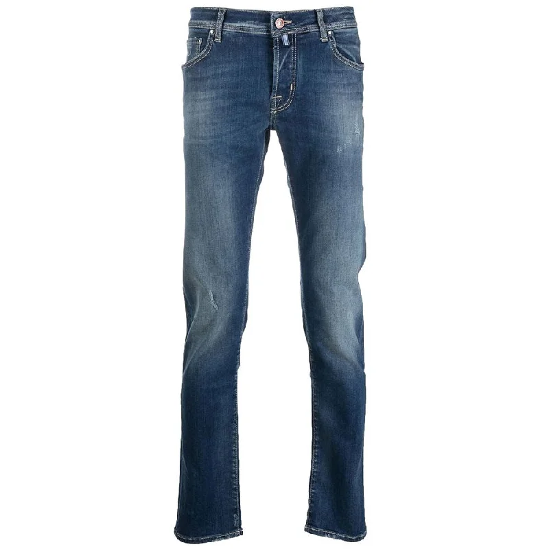 Plus Size Men's Relaxed Fit Jeans with a Tapered Leg for a Laid - Back VibeJacob Cohen  Cotton Jeans & Men's Pant