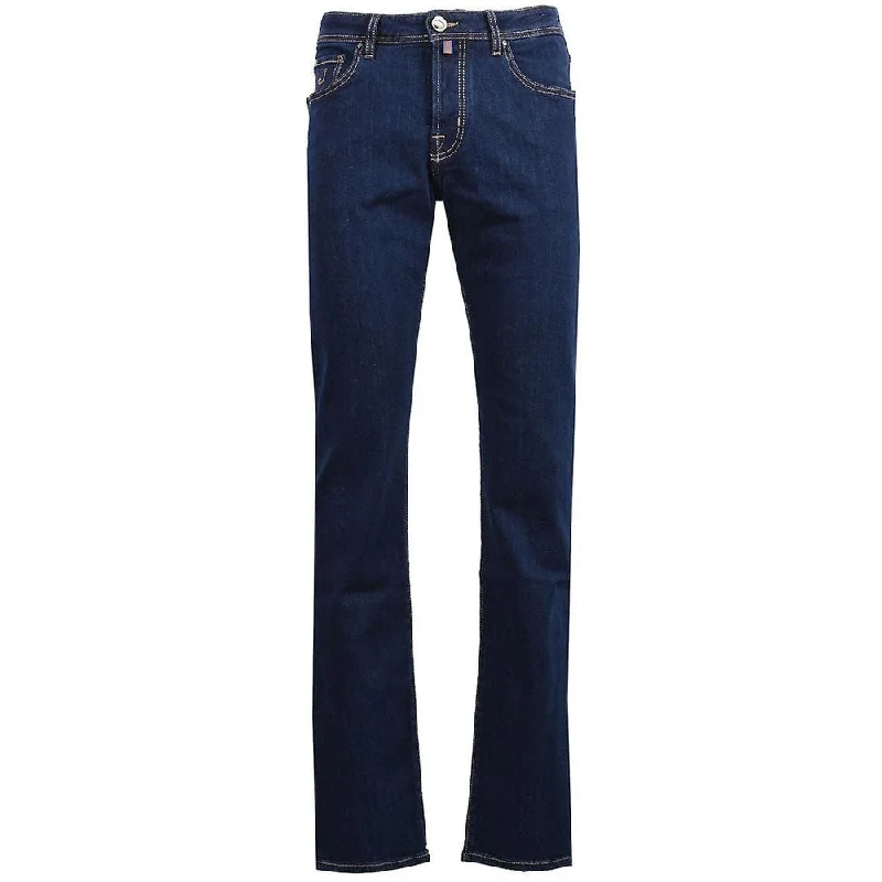 Men's High - Waisted Jeans in a Medium Wash for a Vintage - Style RevivalJacob Cohen  Cotton Jeans & Men's Pant