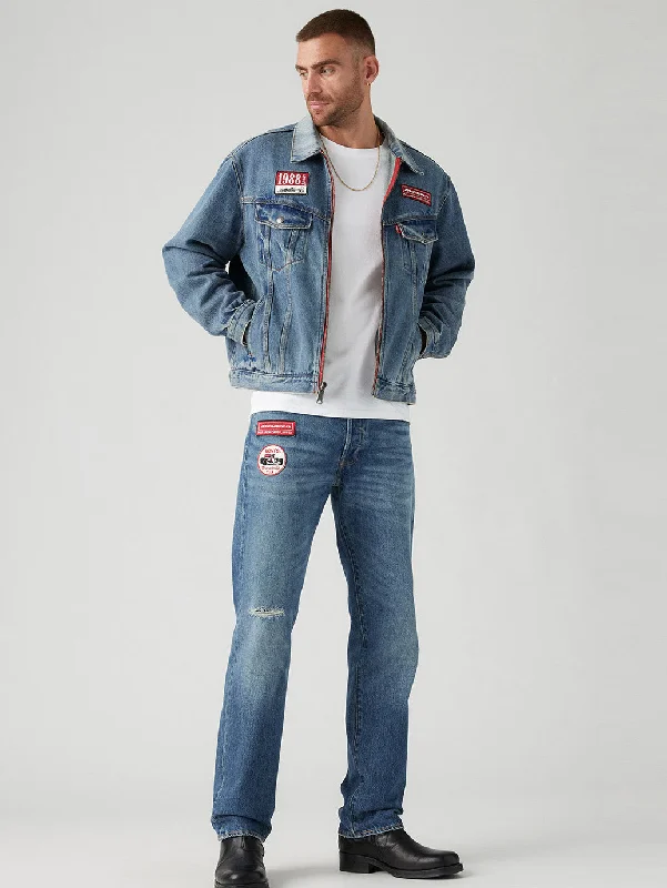 Men's Low - Rise Jeans in a Light Wash for a Casual and Youthful LookLevi's® x McLaren Racing Heritage 501® Button Fly Jeans