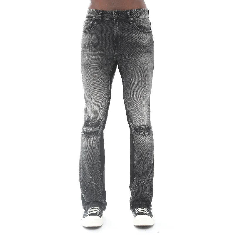 Plus Size Men's Relaxed Fit Jeans with a Tapered Leg for a Laid - Back VibeMars Bootcut In Galactic