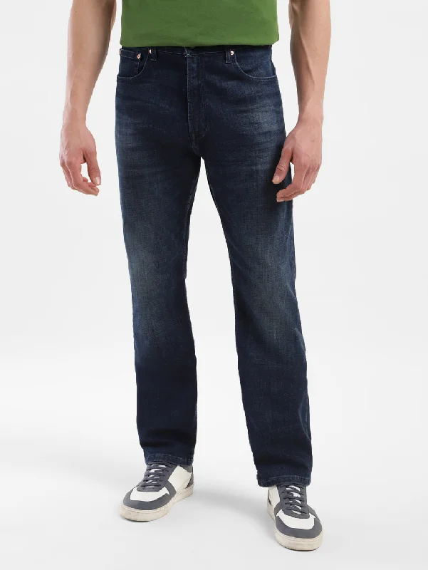 Men's Ripped Skinny Jeans in Acid Wash for an Edgy and Punk - Inspired StyleMen's 551 Blue Loose Straight Fit Jeans