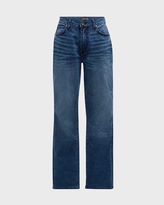 Men's Jeans with a Frayed Hem for a Casual and Effortless StyleMen's Deniro Slim Denim Jeans