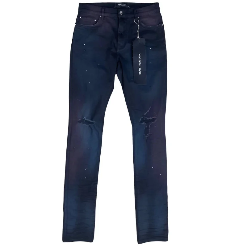 Men's Jeans with a Frayed Hem for a Casual and Effortless StyleMen's Skinny Fit Jean In Spray Thrasher