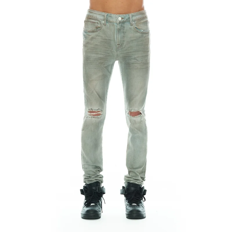 Men's Low - Rise Jeans in a Light Wash for a Casual and Youthful LookStrat Super Skinny Fit Jean In Reef