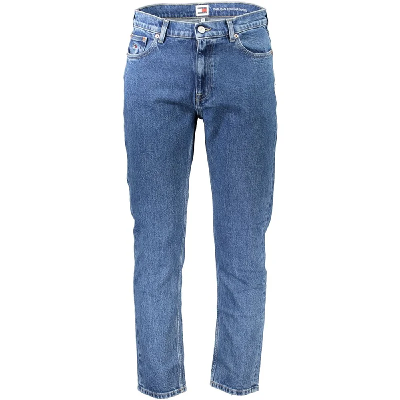 Men's High - Waisted Jeans in a Medium Wash for a Vintage - Style RevivalTommy Hilfiger  Cotton Jeans & Men's Pant