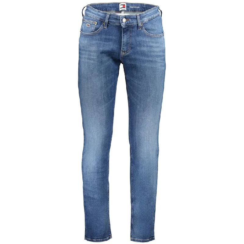 Men's Jeans with a Button - Fly for a Traditional and Classic AestheticTommy Hilfiger  Cotton Jeans & Men's Pant