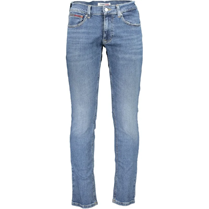 Plus Size Men's Bootcut Jeans with a Relaxed Waist for a Classic and Comfortable FitTommy Hilfiger  Cotton Jeans & Men's Pant