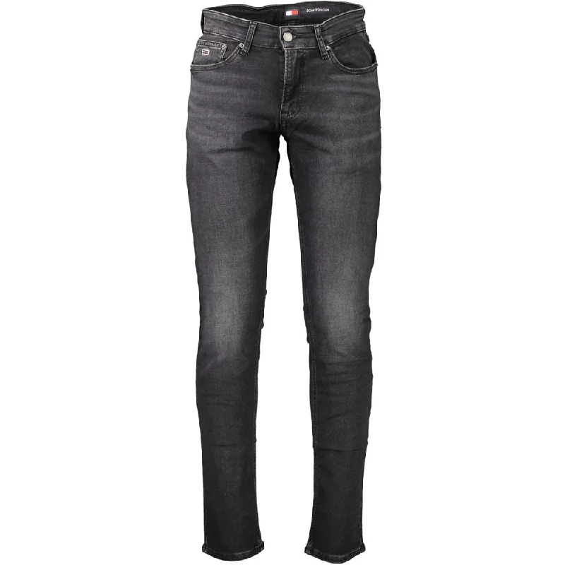 Men's Jeans with a Button - Fly for a Traditional and Classic AestheticTommy Hilfiger  Cotton Jeans & Men's Pant