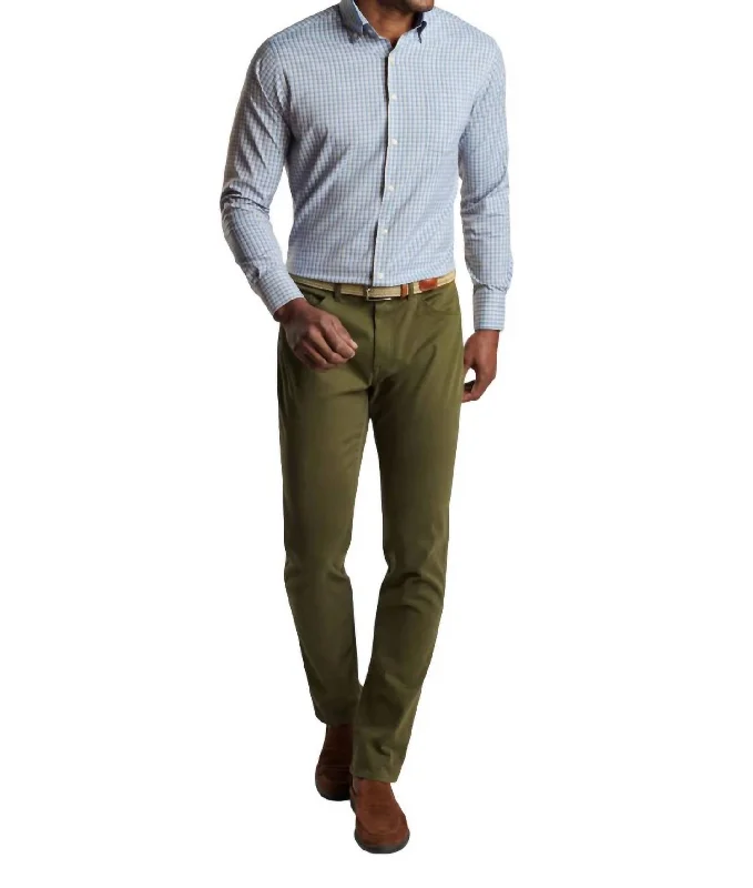 Men's Stretch Jeans with a Moisture - Wicking Lining for Active LifestylesUltimate Sateen Five-Pocket Pant In Juniper