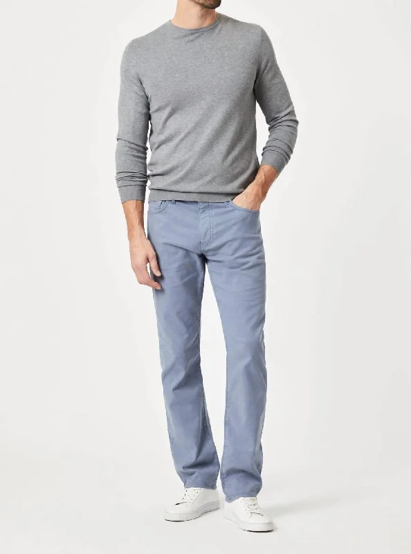 Plus Size Men's Relaxed Fit Jeans with a Tapered Leg for a Laid - Back VibeZach Luxe Twill Pants In Flint Stone