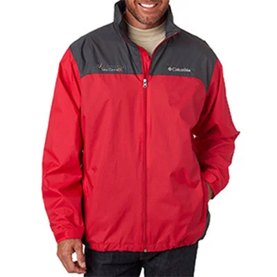 Plus - size men jackets with adjustable drawstrings for a comfortable fitColumbia Men's Glennaker Lake Rain Jacket