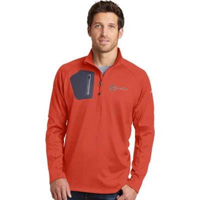 Men jackets with a built - in hood that can be stowed away when not in useEddie Bauer 1/2-Zip Performance Fleece Jacket