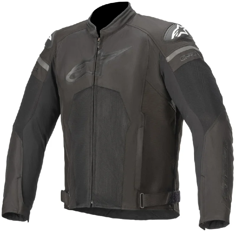 Waterproof men jackets with taped seams for heavy rain protectionAlpinestars Men’s T-GP Plus R v3 Airflow Black Textile Jacket