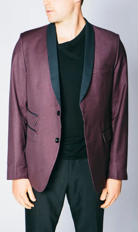 Performance - driven men jackets with breathable fabric for sportsAny Old Iron Classic Cashmere Blend Blazer - Ox Blood