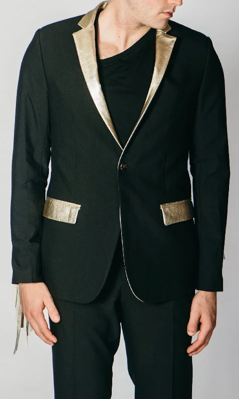 Performance - driven men jackets with breathable fabric for sportsAny Old Iron Golden Yeehaw suit