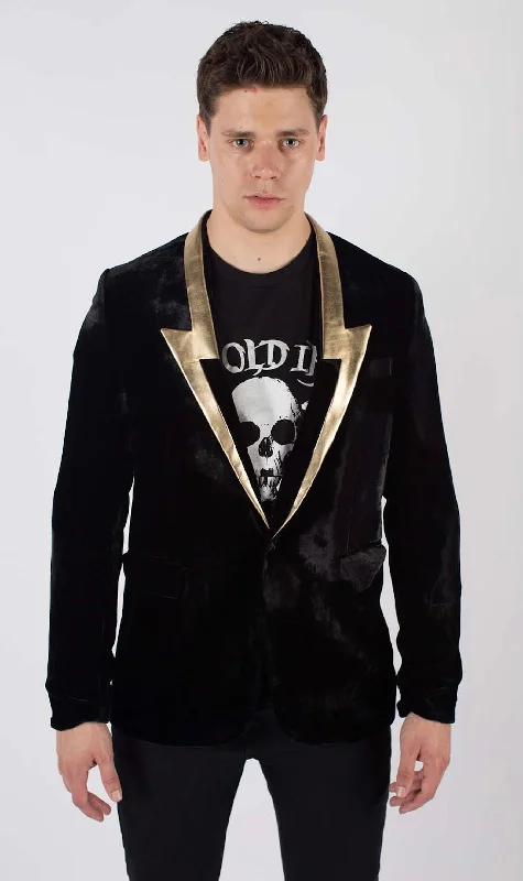 Plus - size men jackets with adjustable drawstrings for a comfortable fitAny Old Iron Velvet Underground Jacket