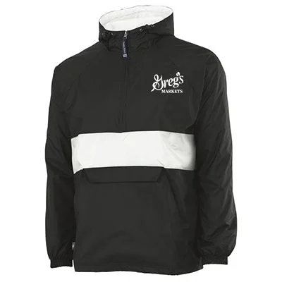 Men jackets with a media - friendly pocket for easy access to gadgetsCharles River Classic Striped Pullover