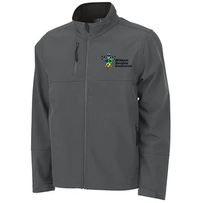 Men jackets with a built - in hood that can be stowed away when not in useCharles River Men's Ultima Soft Shell Jacket