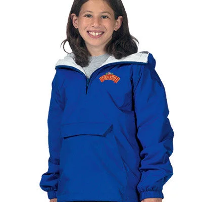 Men jackets with a media - friendly pocket for easy access to gadgetsCharles River Youth Classic Solid Pullover