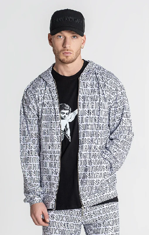 Bomber men jackets with ribbed cuffs for a classic 80s styleGrey Tag Hoodie Jacket