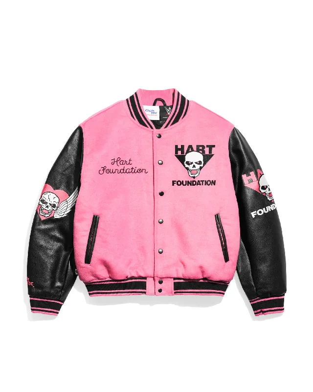 Down - filled men jackets in bright colors for winter fashionHart Foundation Varsity Jacket