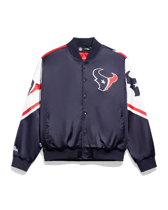 Men jackets with a zip - off sleeves to convert to a vestHouston Texans Fanimation Jacket