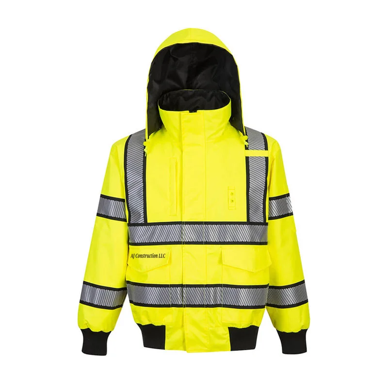 Tailored men jackets to pair with formal trousers for business meetingsPortwest Hi-Vis Reversible Bomber Jacket, Yellow/Black