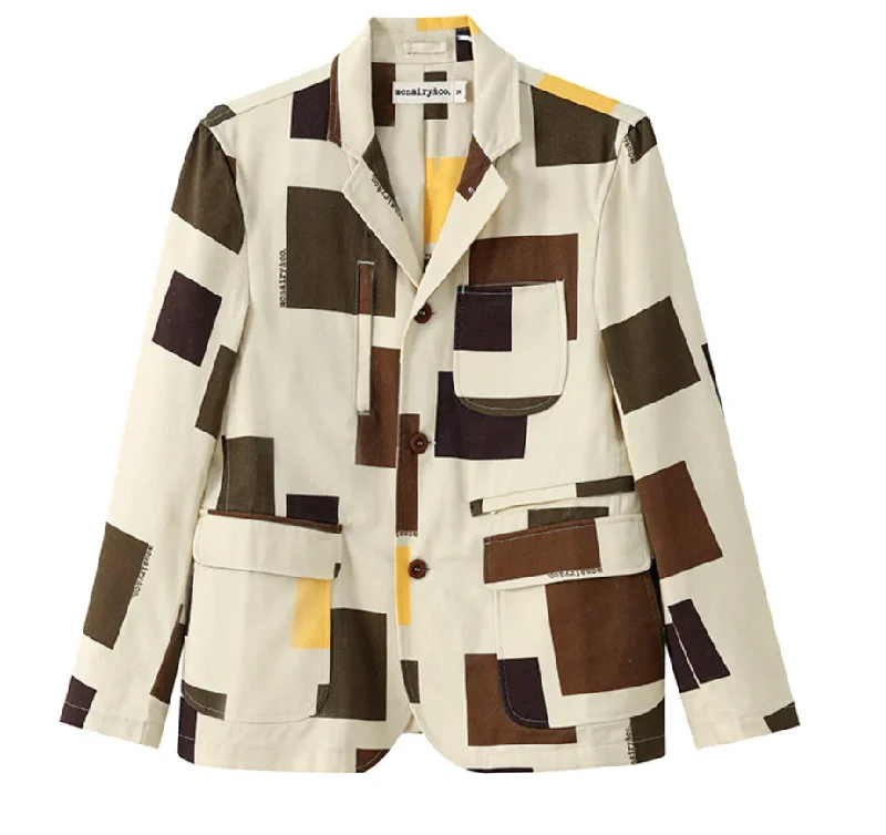 Performance - driven men jackets with breathable fabric for sportsMCNAIRY & CO BLAZER JACKET HOLLYWOOD CAMO - PRINTED-TWILL