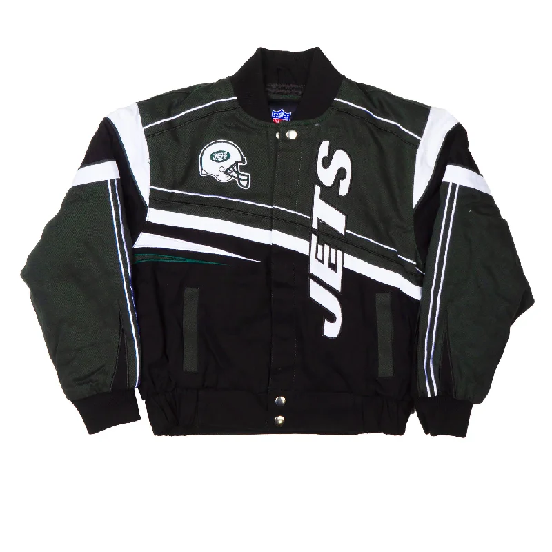 Men jackets with a media - friendly pocket for easy access to gadgetsNFL LICENSED BOYS VARSITY JACKET GREEN - JVSJKT