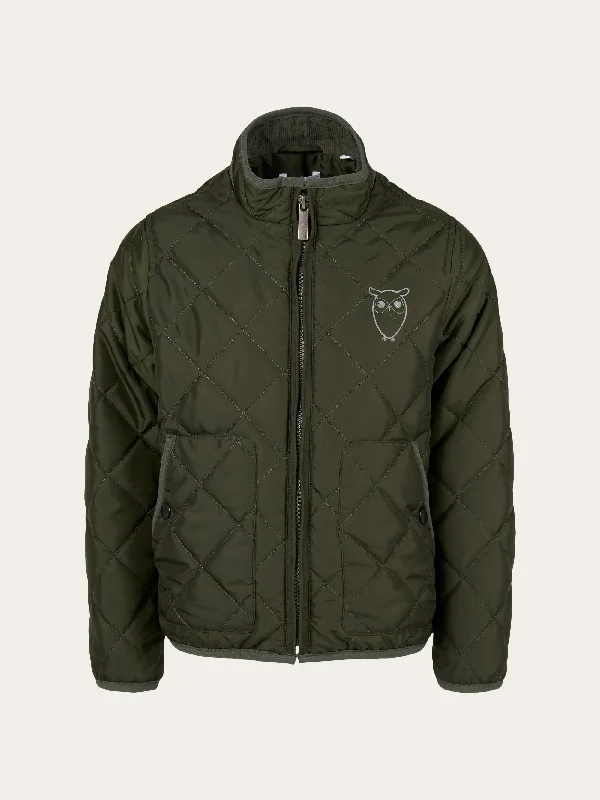 Performance - driven men jackets with breathable fabric for sportsREED quilted jacket - Forrest Night