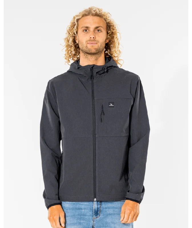 Men jackets with a media - friendly pocket for easy access to gadgetsRip Curl Anti Series Elite Jacket-Black