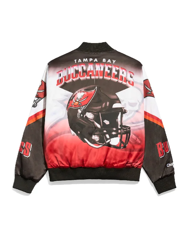 Men jackets with a zip - off sleeves to convert to a vestTampa Bay Buccaneers Helmet Fanimation Jacket