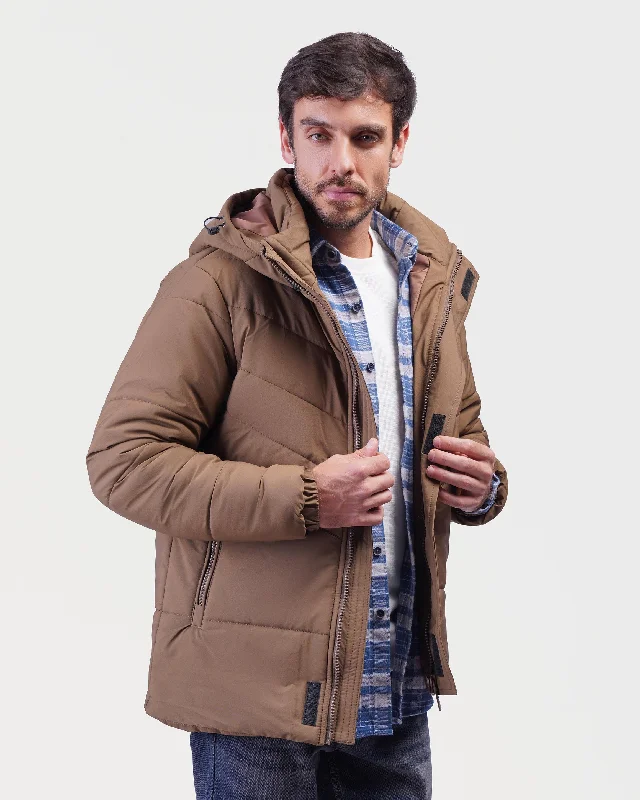 Bomber men jackets with ribbed cuffs for a classic 80s styleWaterproof jacket-25606