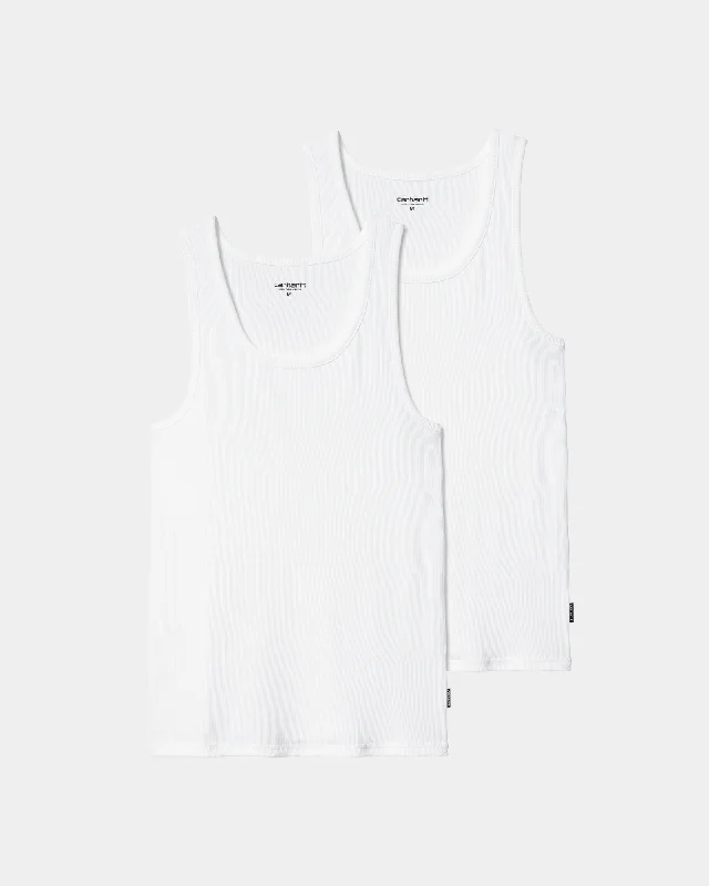 A-Shirt (2 Pack) | White + White