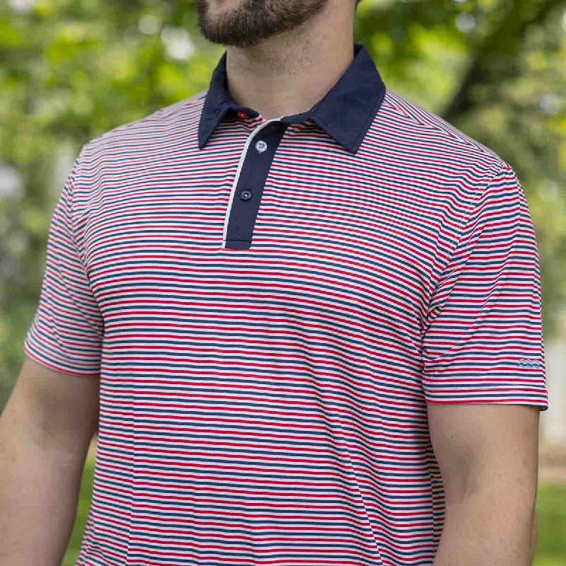 Men's reversible polo shirts with two different looksBreakfast Balls® "Gimme Liberty" – All-Day Polo