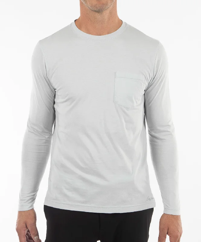 Ultra-Light Peruvian Cotton Long-Sleeve Tee