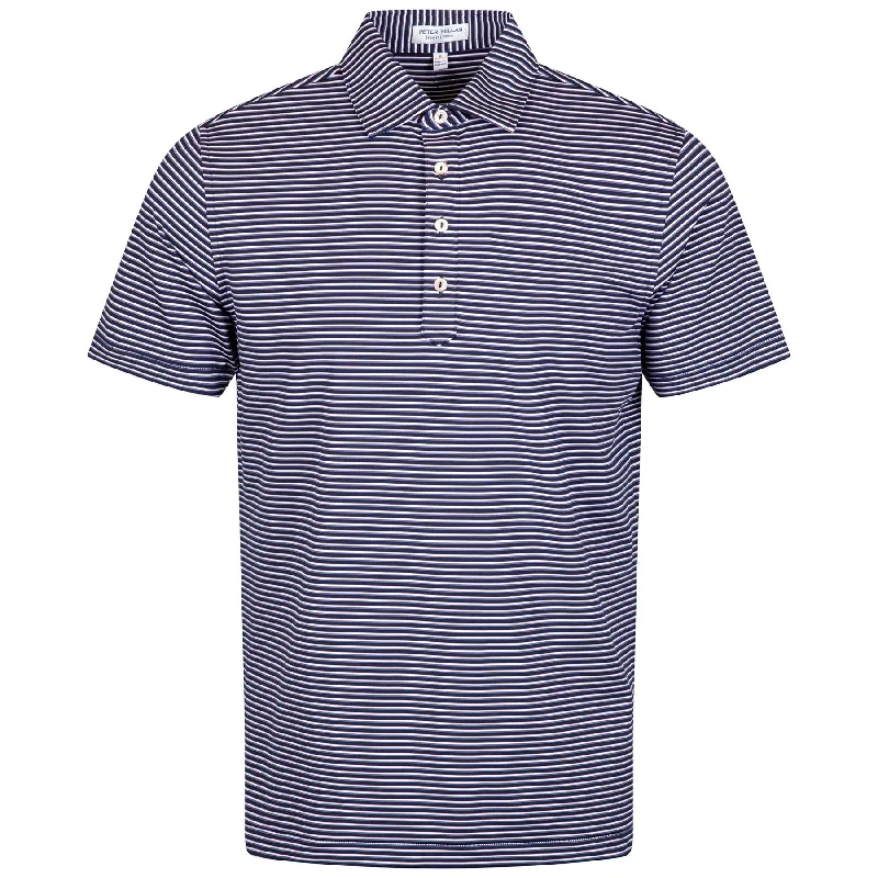 Men's UV - protected polo shirts for outdoor gardeningChatham Performance Jersey Polo Navy - AW24