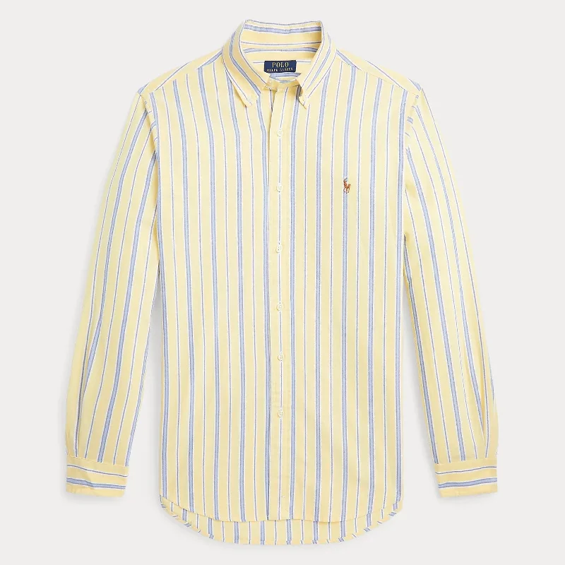 Oxford Shirt -  Stripe - Yellow, Blue, White