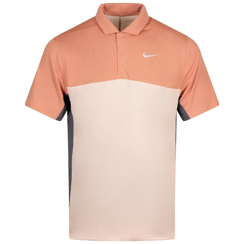 Men's high - collar polo shirts with a modern twistDri-FIT Victory+ Colour Block Polo Orange - SU24