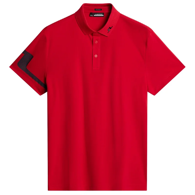 Men's antimicrobial polo shirts for odor - free daily wearHeath Regular Fit Polo Barbados Cherry - AW24